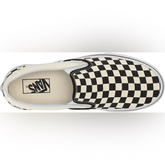 Vans Black and White Checkerboard Slip-Ons - Picture 2 of 3